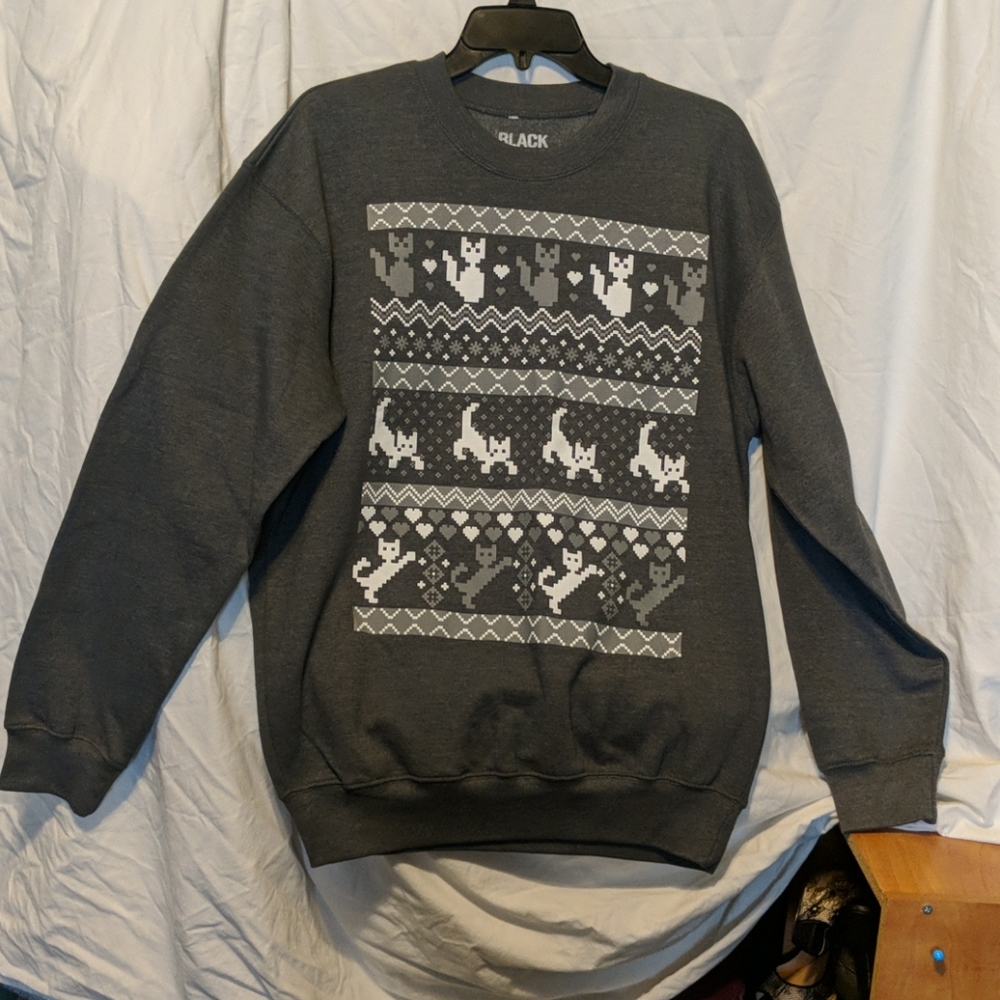 Brand New Kitty Love Gray Sweatshirt
